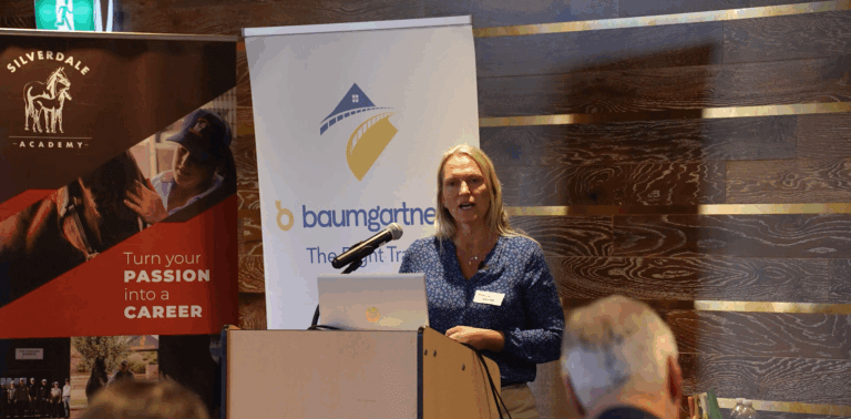 Dr Noelle Baxter presenting about Utilising Sigloo Alarm Technology